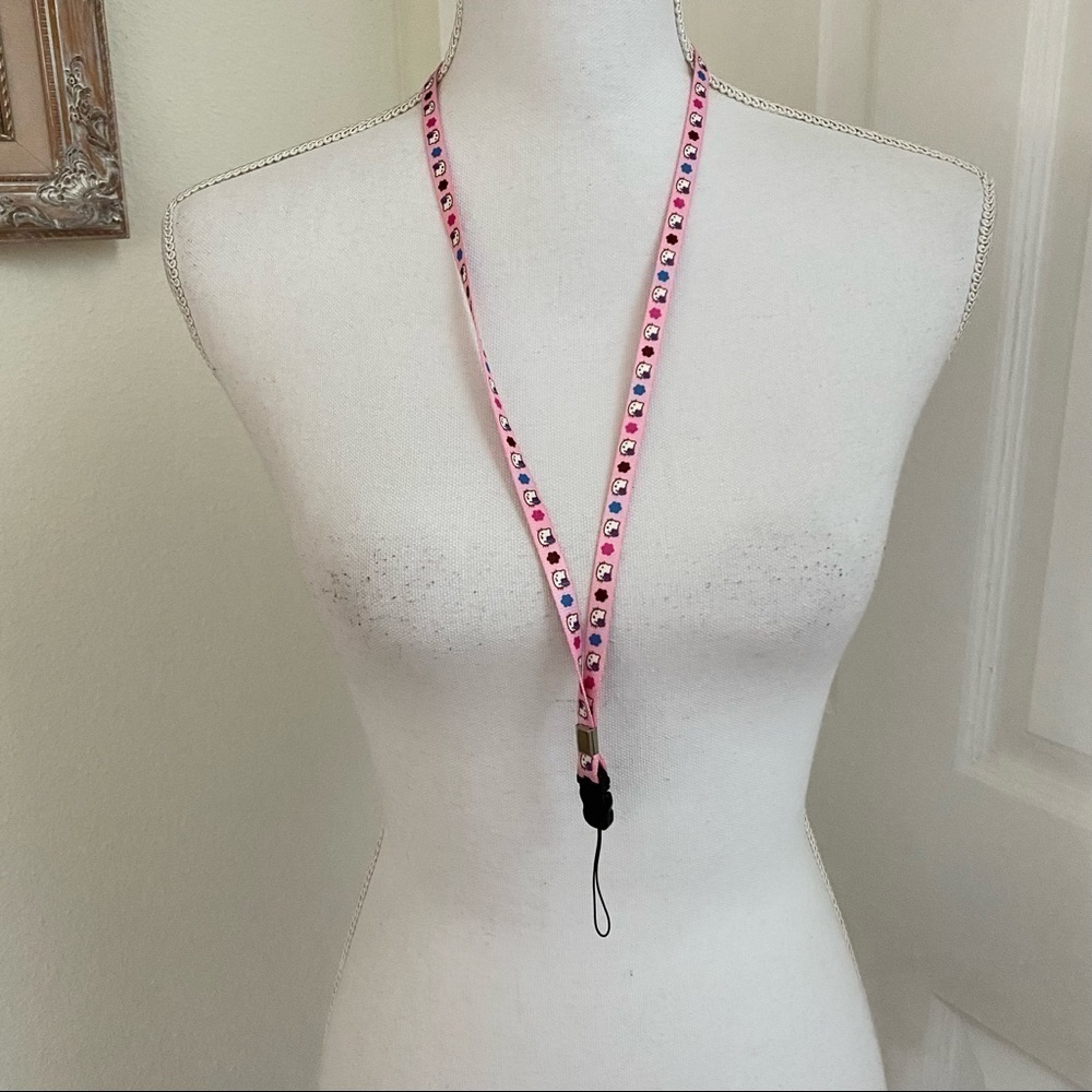 Sanrio Hello Kitty Pink Lanyard with Clip